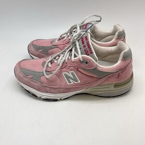 New Balance Sneakers Womens 9.5 2A 993 WR993KM Pink Breast Cancer Casual Shoes